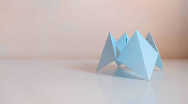 pulsera de origami