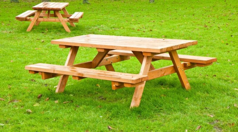 mesa de picnic simple