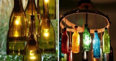 Creando lámparas con botellas de vidrio