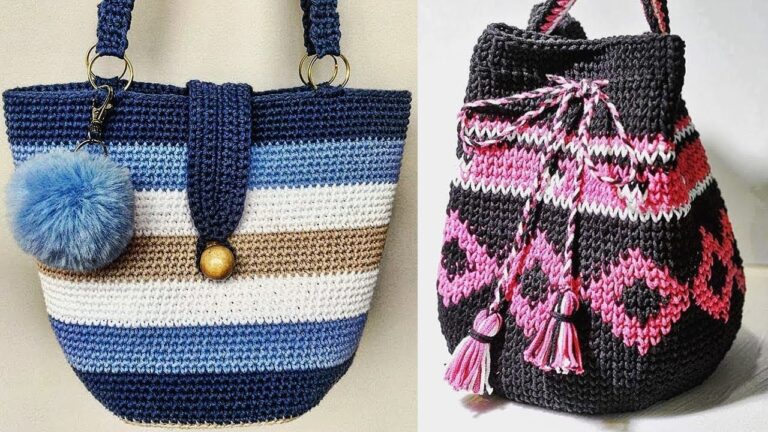 Bolsos Tejidos a Crochê