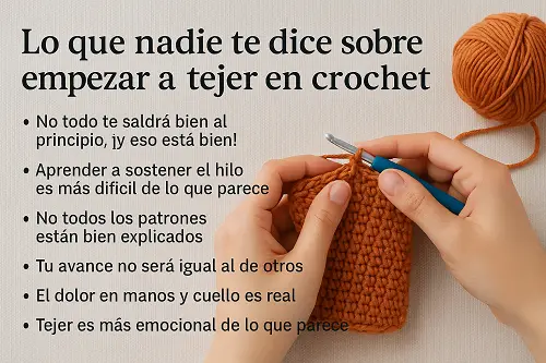 empezar a tejer en crochet