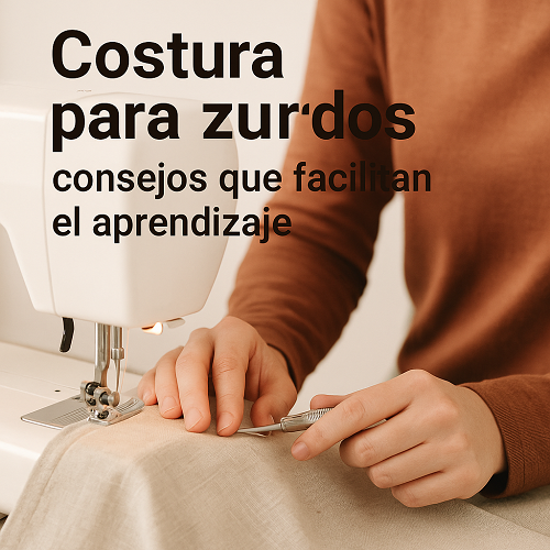 Costura para zurdos: consejos que facilitan el aprendizaje
