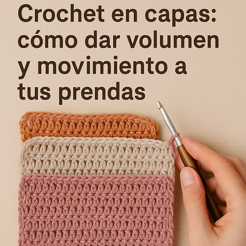 Crochet en capas: cómo dar volumen y movimiento a tus prendas