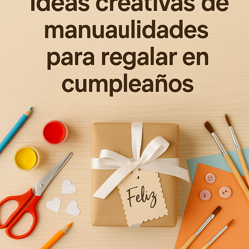 Manualidades para regalar en cumpleaños
