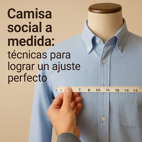 Camisa social a medida: técnicas para lograr un ajuste perfecto