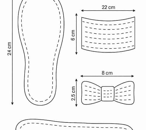 Cómo hacer zapato de tricot