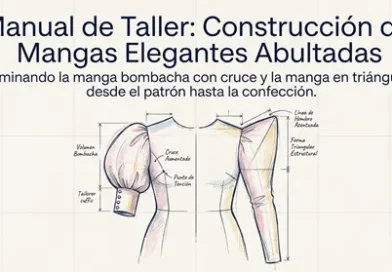 Guía de Alta Costura: Confección de Mangas Bombachas y de Fantasía