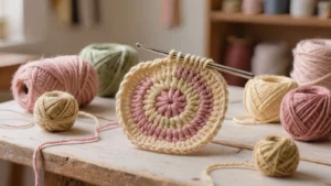 Alfombra a crochet paso a paso