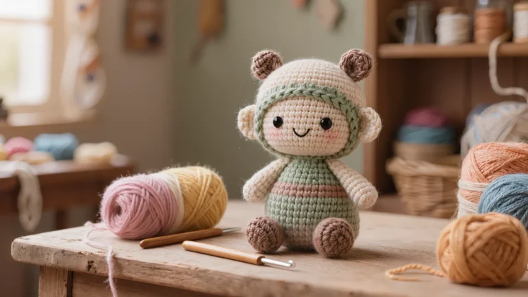 Aprende a hacer un muñeco de nieve en amigurumi