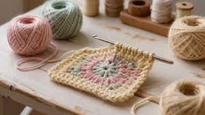 Aprende cómo hacer el punto de trenza incorporada en crochet
