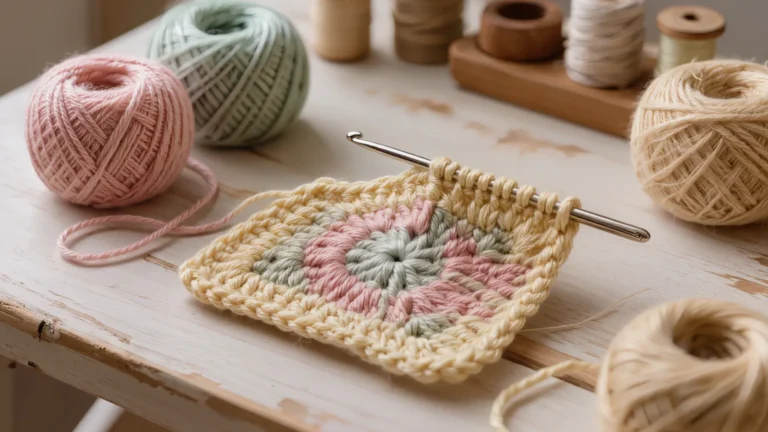 Aprende cómo hacer el punto de trenza incorporada en crochet