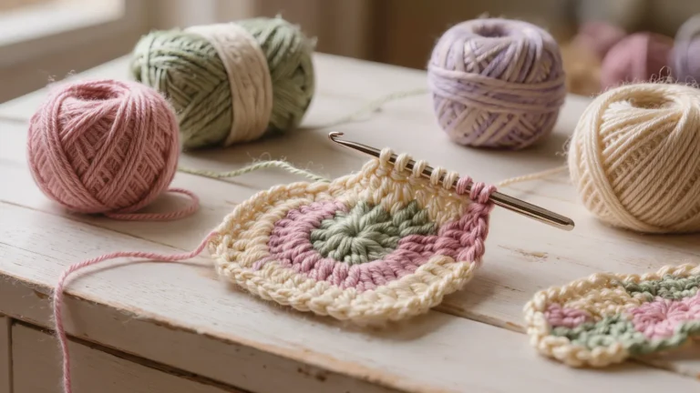 Aprende punto jazmín para hacer mantas de crochet