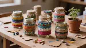 Artesanías con cartones de leche