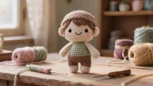 Bolas navideñas en amigurumi: Papá Noel