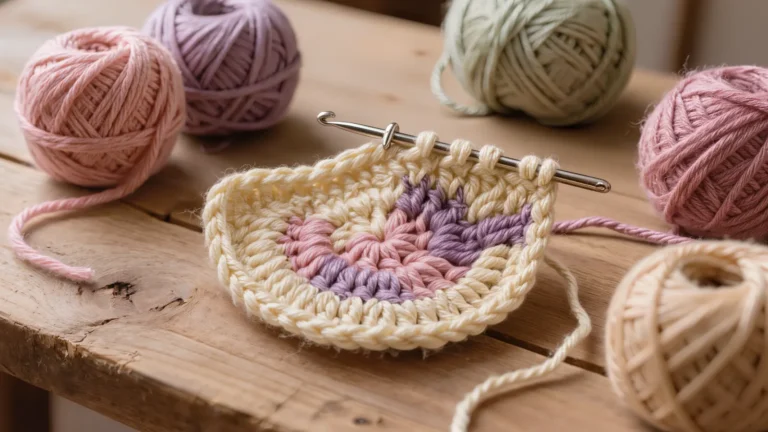 Cómo hacer servilletas con bordes decorativos a crochet — Tutorial fácil