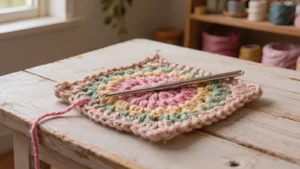 Aprende a hacer un hermoso chal a crochet