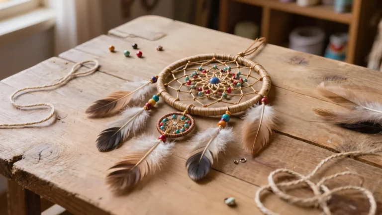 Cómo hacer atrapasueños modernos con aro y crochet