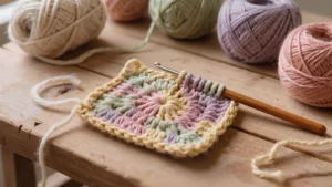 Crochet con hilo reciclado