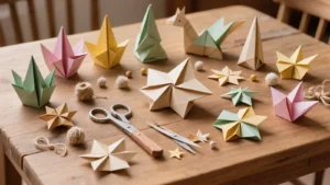 Decoración de papel maché de bricolaje