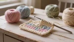 Flores a crochet tridimensionales