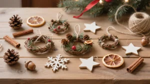 Macetas colgantes hechas con esferas navideñas recicladas