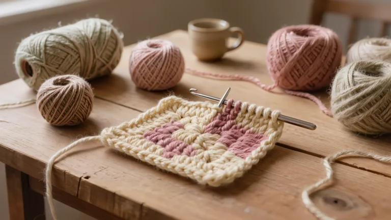 Mantas de crochet coloridas