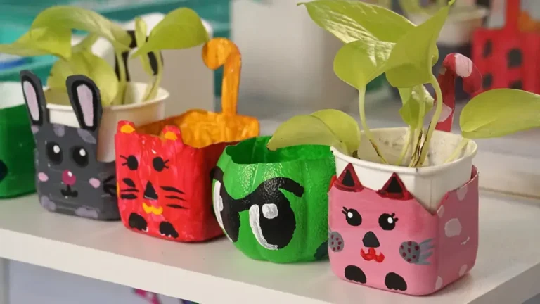 Manualidades con material reciclado