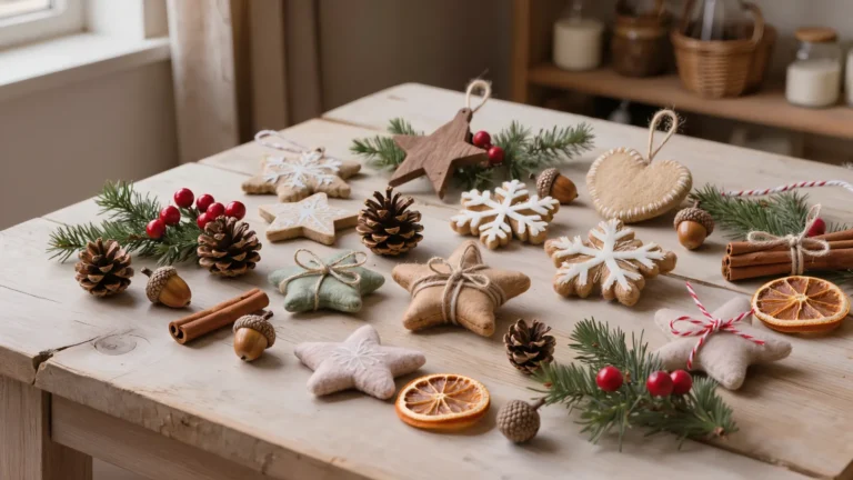 Manualidades navideñas para la mesa