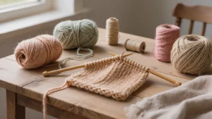 Patrón de gorro de bebé tejido gratis